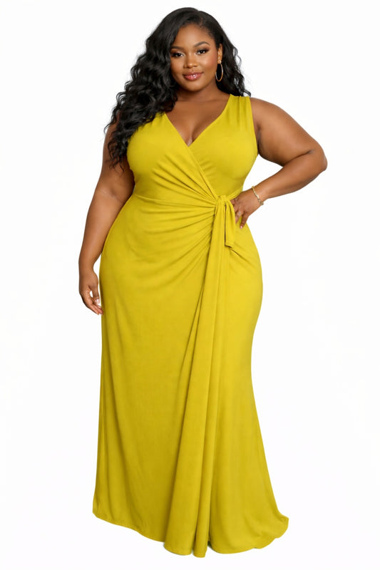 Plus Wrap Dress