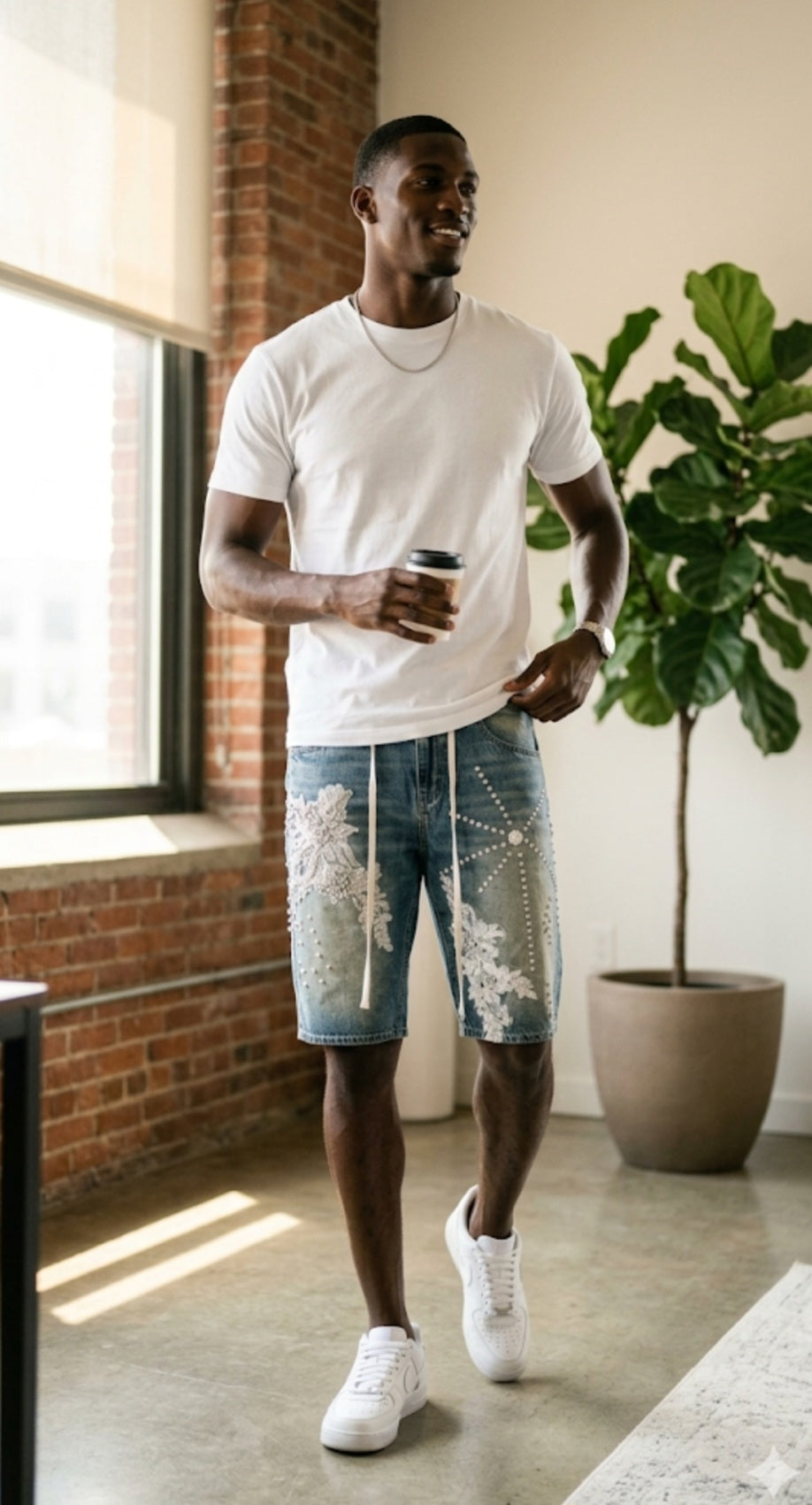 Mens Denim Shorts