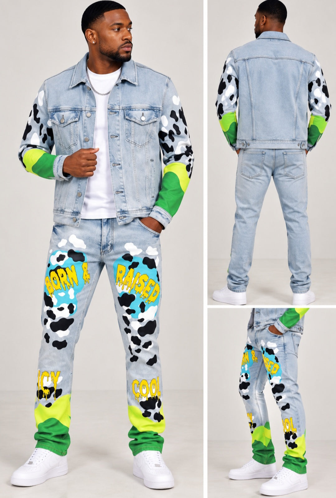 Graffiti Denim Set